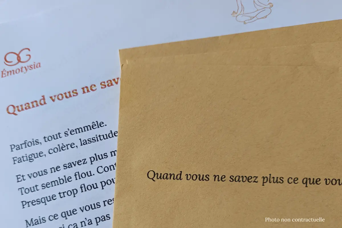 Coffret Hypersensibilité & Émotions : Accueillir mes vagues émotionnelles – « Je cherche un apaisement immédiat »