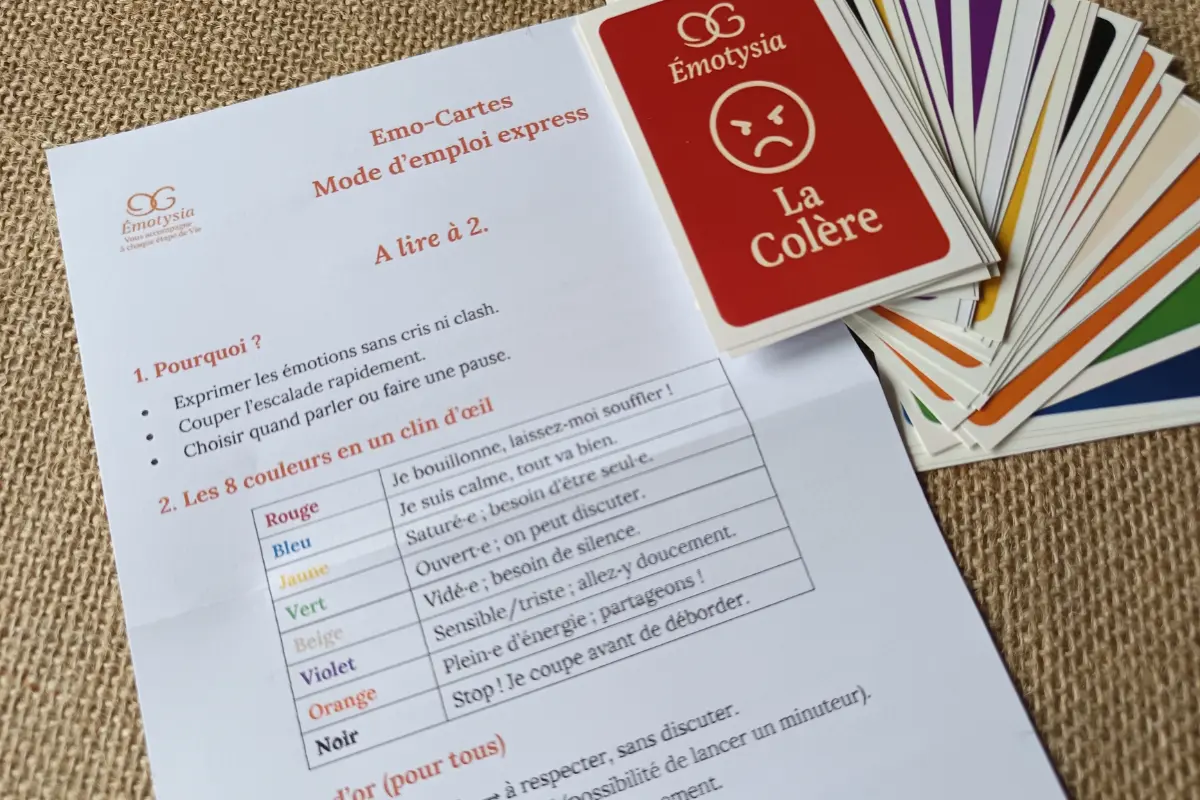 Émo-cartes Ado : Jeu de cartes émotions pour communiquer sans clash – « Je veux mieux communiquer avec mon adolescent »