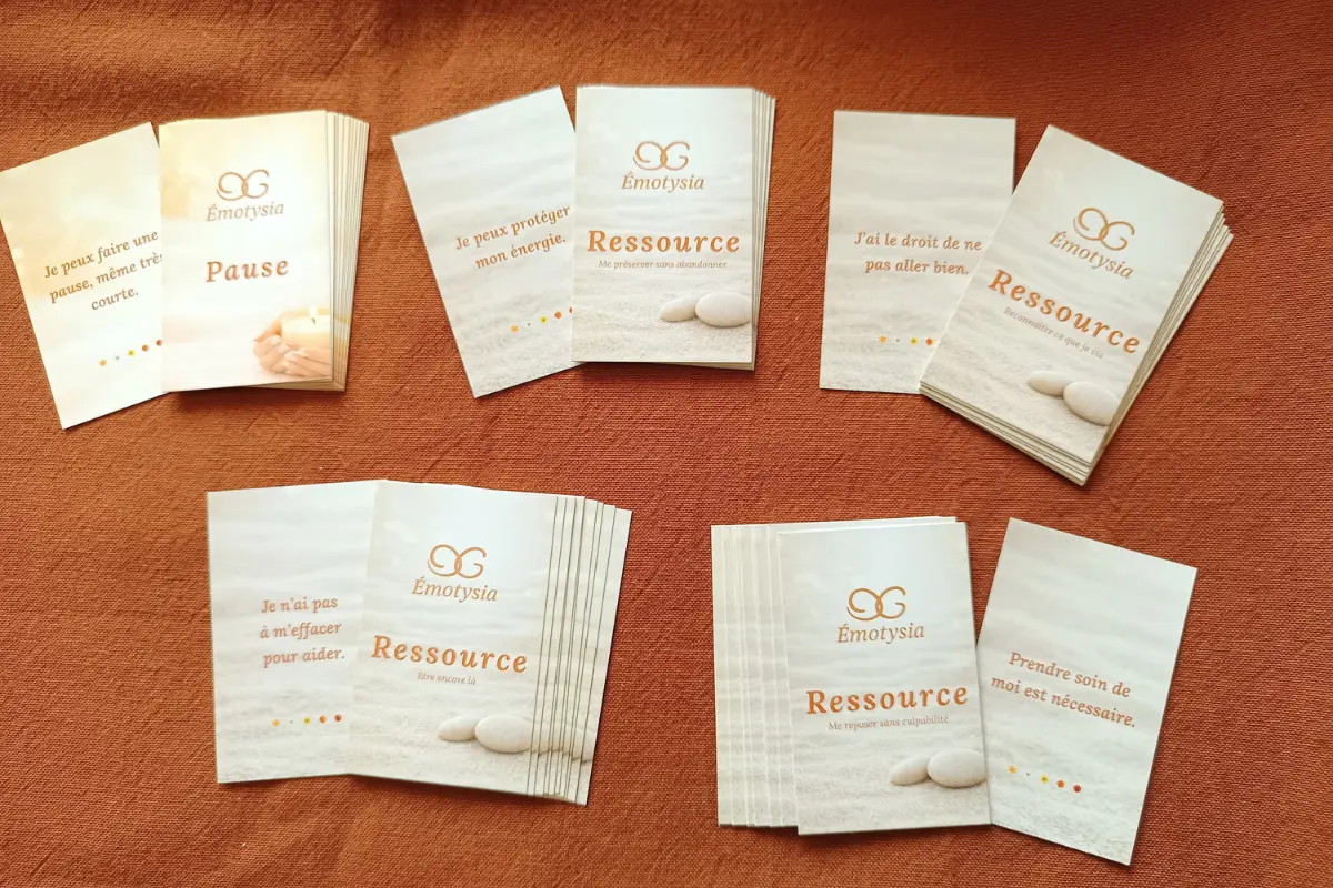 Cartes Aidants Familiaux : Ressources et pauses pour se préserver – « Je vis un deuil, une perte ou un rôle d'aidant »