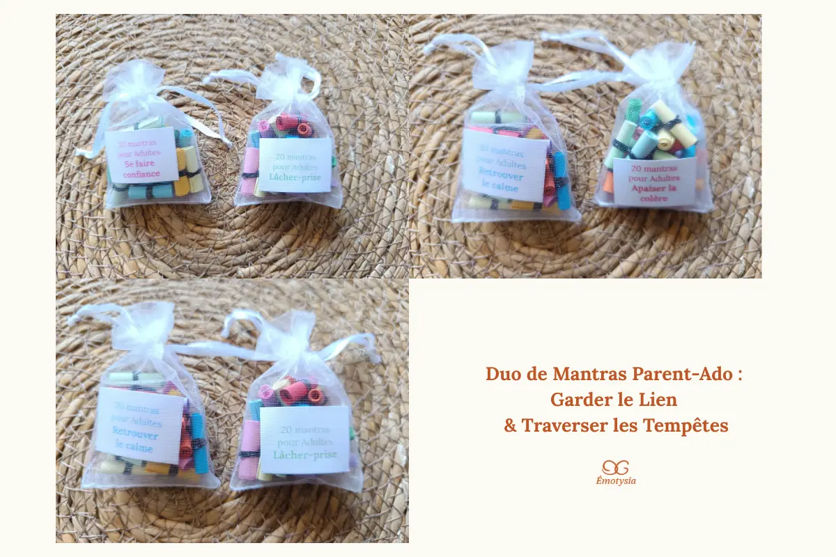 Duo de Mantras Parent-Ado : Garder le Lien & Traverser les Tempêtes – « Je veux mieux communiquer avec mon adolescent »